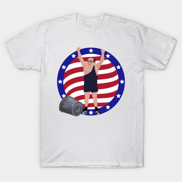 The Trashman - A Real American T-Shirt by SteveMartzArt